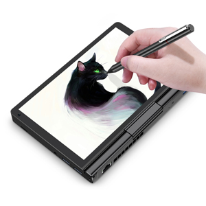 GPD Pocket 3 mini laptop with stylus support, allowing for precise input and enhanced productivity.