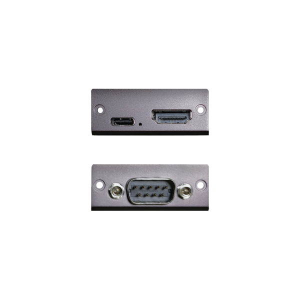 Obrázek zobrazující GPD Pocket 3 rozšiřující porty KVM a RS-232