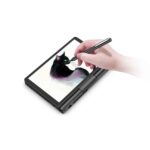 GPD Pocket 3 Ultrabook pro profesionály zobrazený zepředu pomocí stylusu