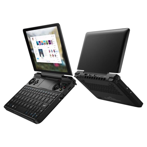 GPD WIN MAX 2021 Ultrabook shown from the front and back