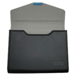Obrázek zobrazující ochranné pouzdro GPD Pocket 3 zepředu po otevření
