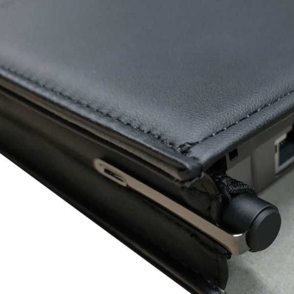 Image showing the compartiment for the GPD Pocket 3 Stylus on the GPD Pocket 3 Protective Case