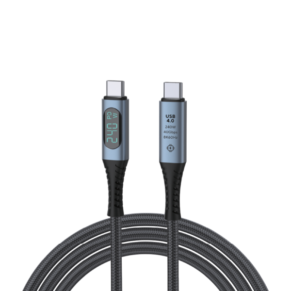 USB 4.0 Cable Straight Connector