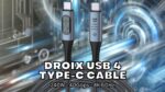 "DroiX" USB kabelis 4.0 Vaizdo peržiūros miniatiūra
