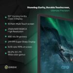 GPD Win Max 2 (2024) je vybaven úžasným 10,1" displejem Corning Gorilla Glass 5, který nabízí maximální přesnost a odolnost. Desetibodový vícedotykový displej se může pochlubit vysokým rozlišením 2560 × 1600 WQXGA, jasem 400 nitů a mimořádně ostrým zobrazením 299 PPI. Poměr stran 16:10 poskytuje pohlcující zážitek ze sledování.