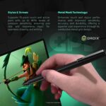 GPD Win Max 2 (2024) podporuje stylus a je vybaven dotykovým displejem, který umožňuje 10bodové dotykové zadávání. Podporuje také aktivní pera s 4096 úrovněmi citlivosti na tlak, což je ideální pro přesné kreslení, psaní poznámek a kreativní úkoly.