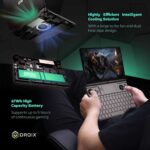 GPD Win Max 2 (2024) je vybaven vysoce účinným chladicím systémem pro udržení optimálního výkonu a vysokokapacitní 67Wh baterií pro delší používání.