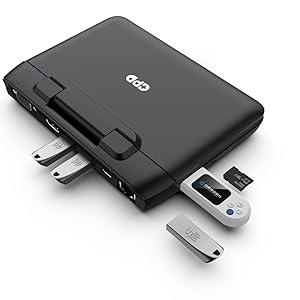 GPD Micro PC s podporou rozšířených periferií, což umožňuje všestranné připojení a funkčnost v kompaktním provedení.