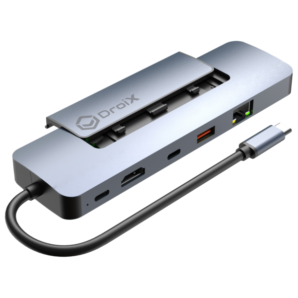 DroiX NH8 USB Hub with NVMe