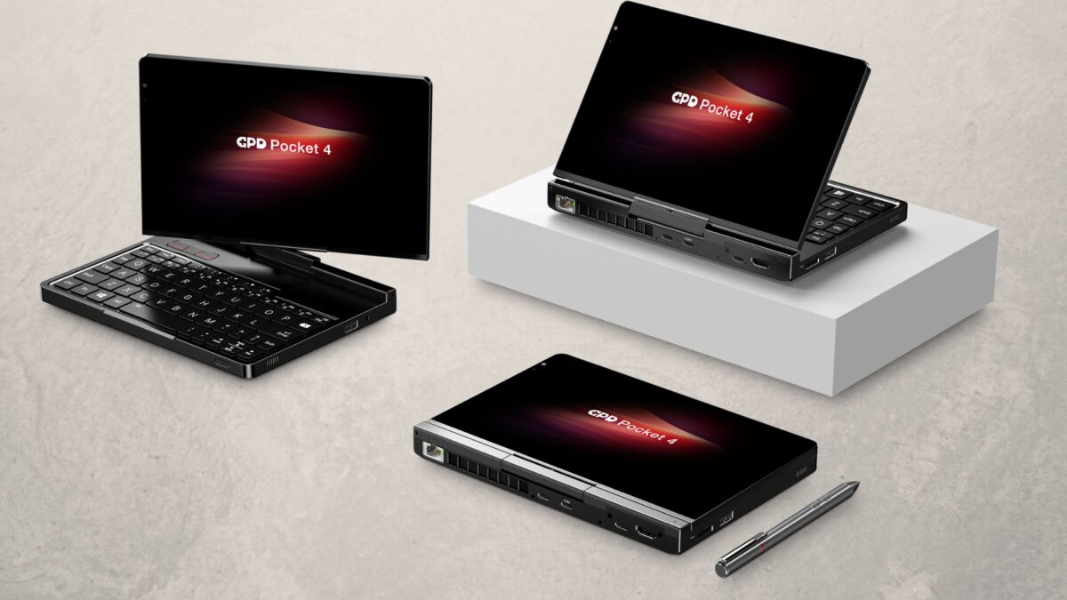 GPD Pocket 4 i mini laptop- og tablet-konfigurationer