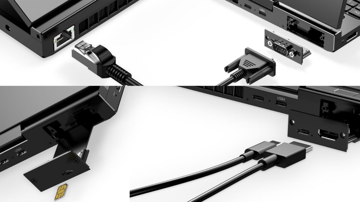 GPD Pocket 4 modulære porte