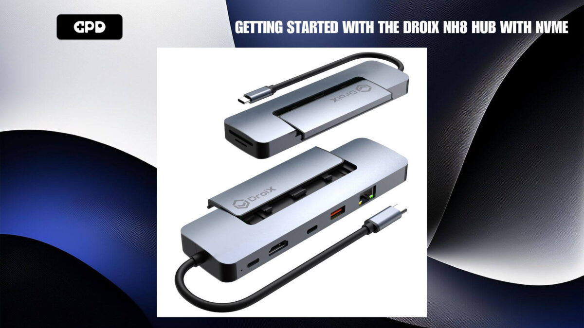 Apa yang ada di dalam kotak USB Hub DroiX NH8 dengan NVMe