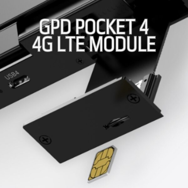 GPD Pocket 4 4G LTEモジュールとネットワークの柔軟性