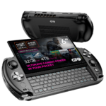 The GPD WIN 4 (2025) features a high-end AMD Ryzen AI Pro 9 HX 370 processor paired with AMD Radeon 890M Graphics. It includes 32GB LPDDR5x RAM and a massive 4TB NVMe SSD storage. The 6-inch Gorilla Glass touchscreen and slide-up QWERTY keyboard emphasize its compact design for gaming and productivity. Tagline: "Ultimate Gaming Power in Your Pocket."
