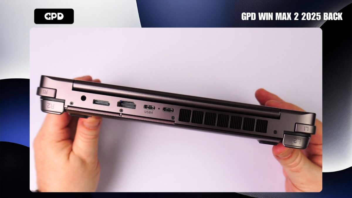 GPD WIN MAX 2 2025 Back Side