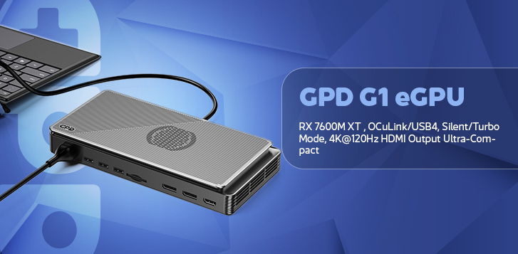 GPD G1 eGPU Radeon RX 7600MXT 2023年版 GPD G1 with AMD Radeon RX 7600M XT reviewed: This eGPU has