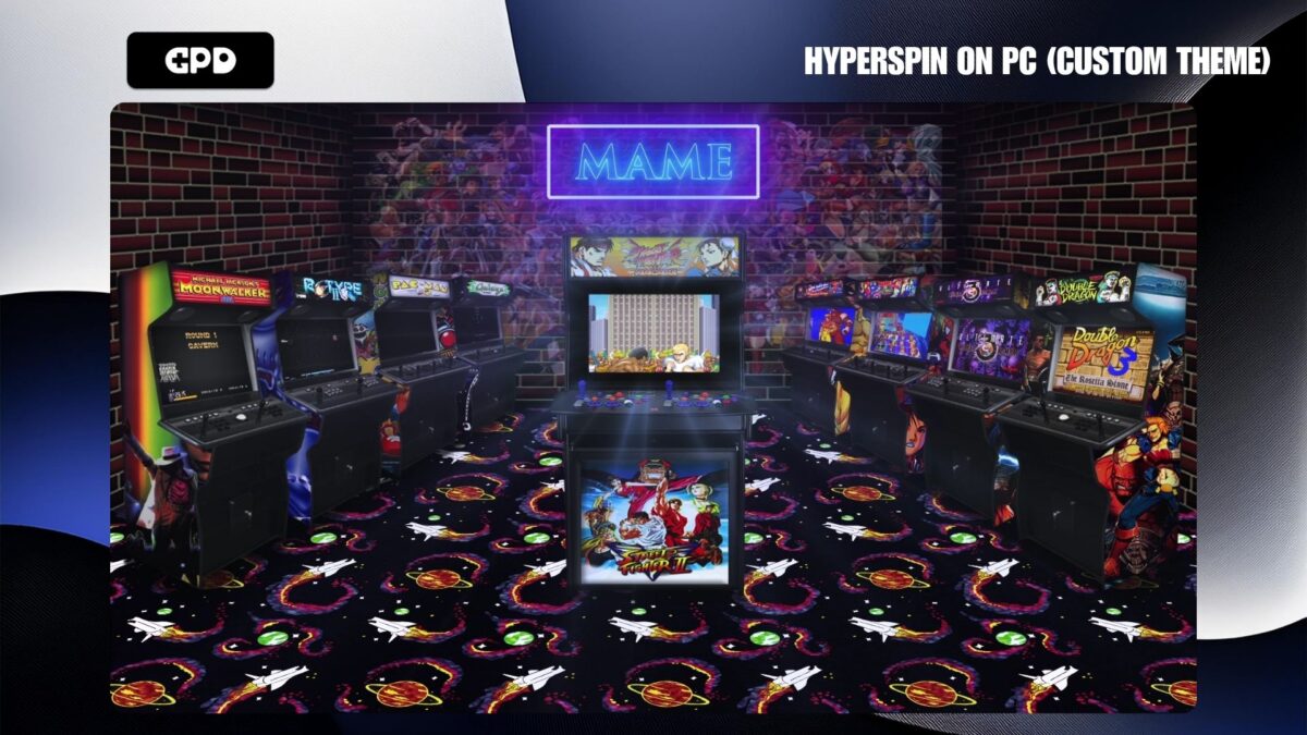Hyperspin op PC (aangepast thema)