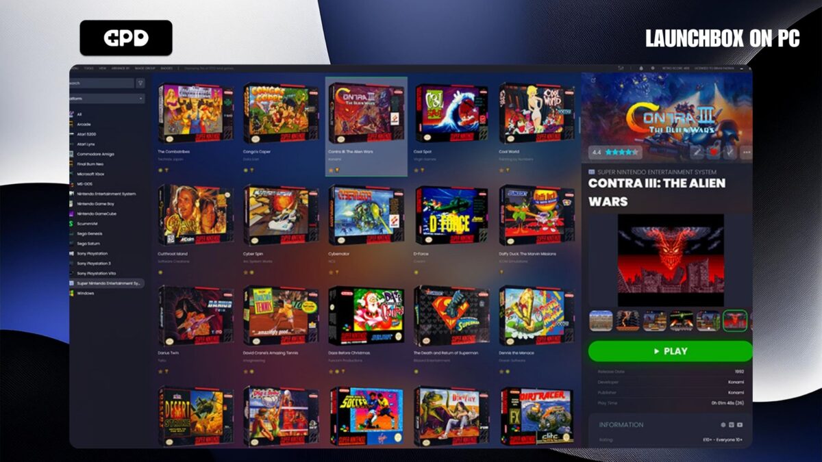 Launchbox op PC