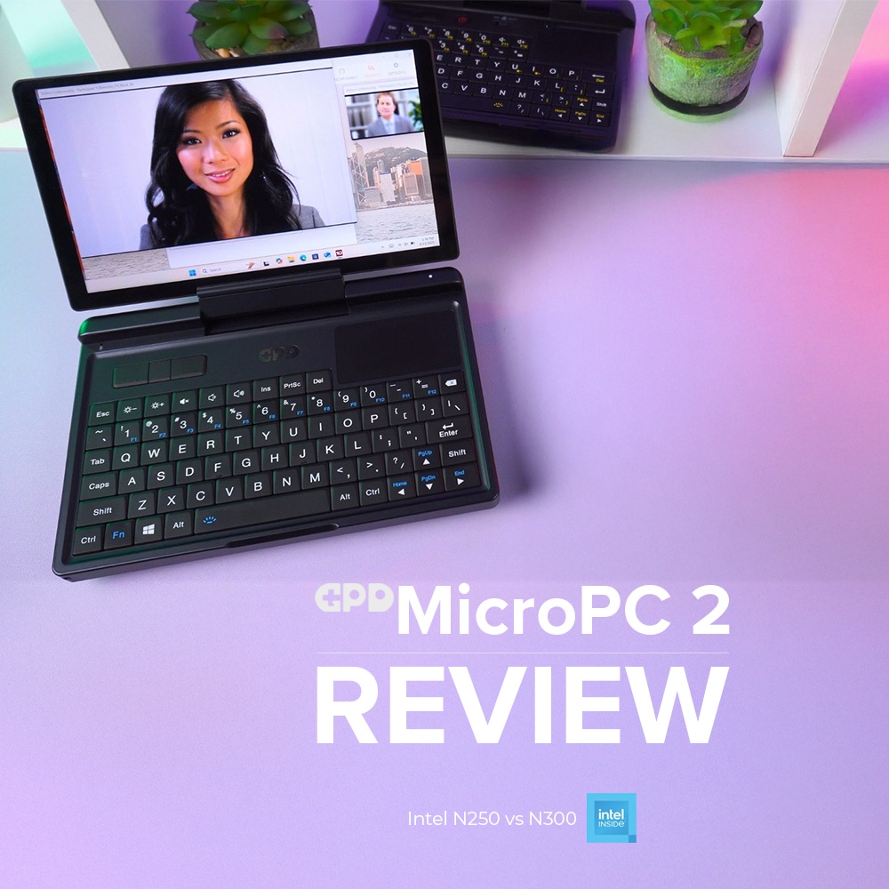 GPD MicroPC 2 pārskats N250 vs N300