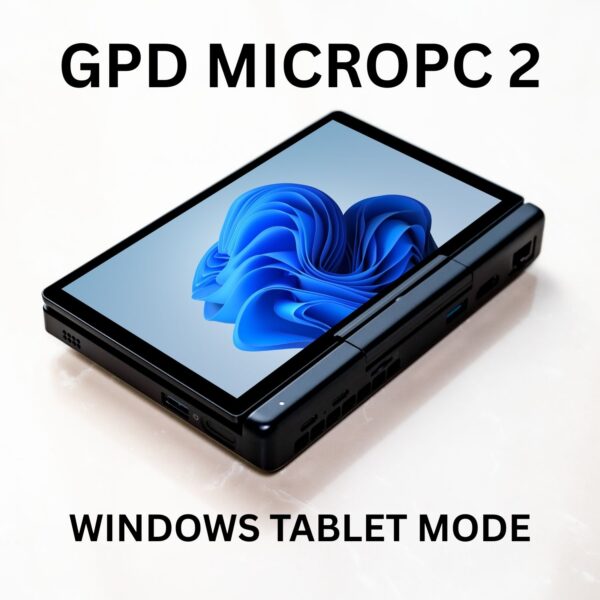 GPD MicroPC 2 Režim tabletu se systémem Windows