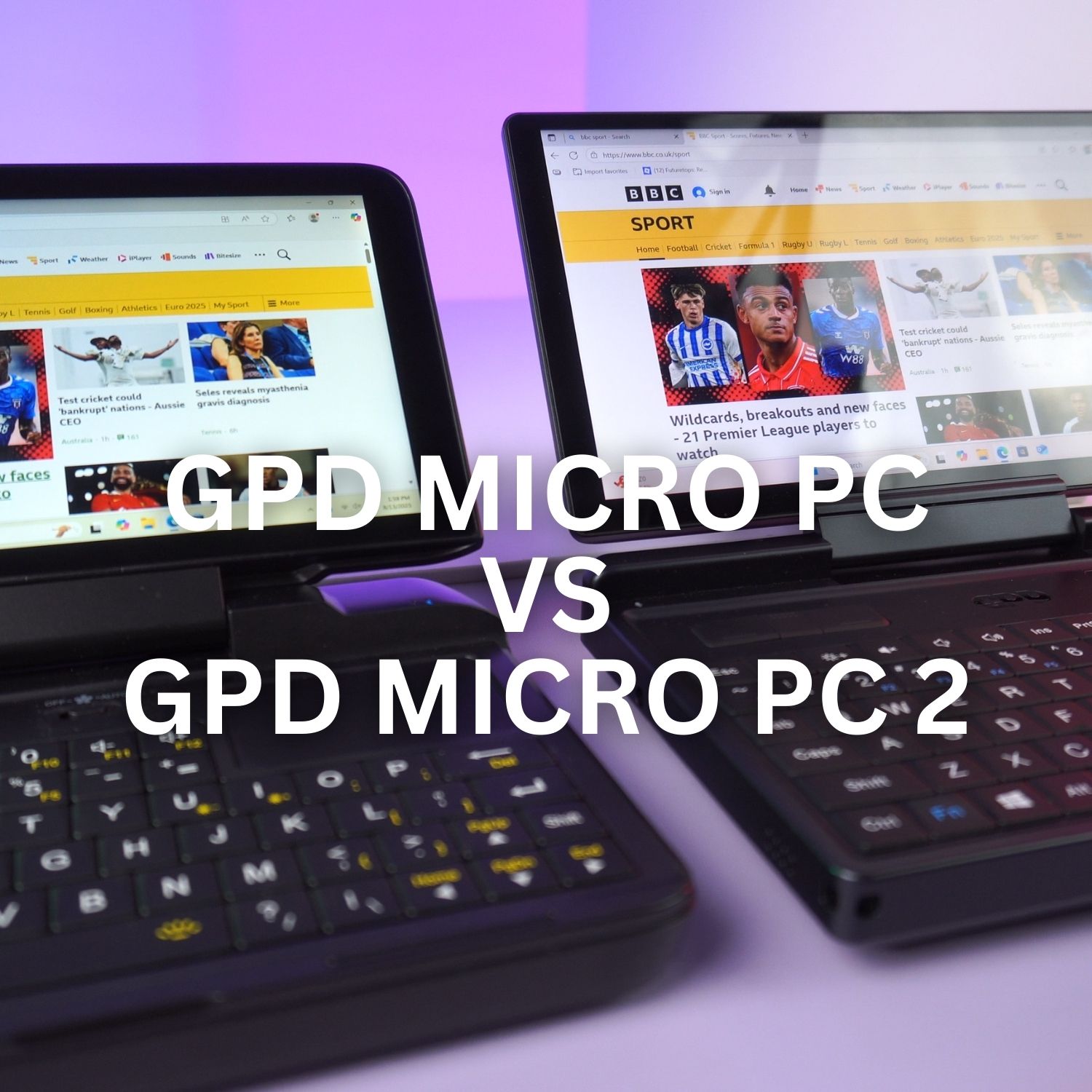 GPD MicroPC مقابل GPD MicroPC 2