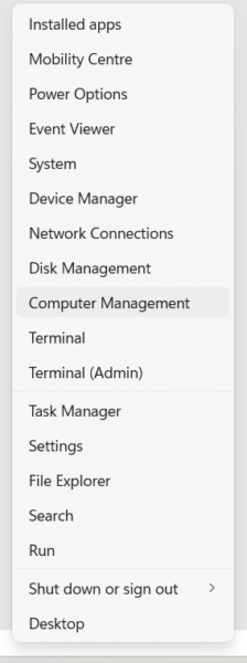 Select Computer Management