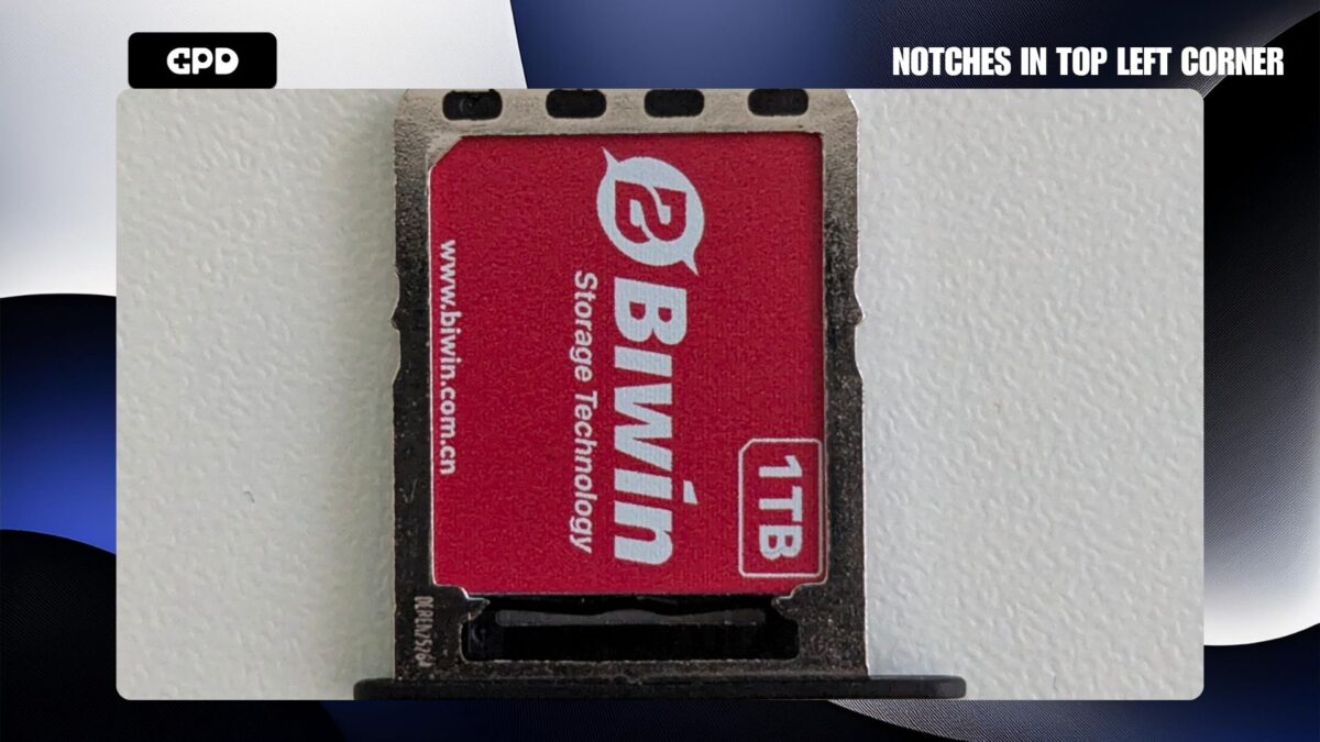 The notches in top left corner